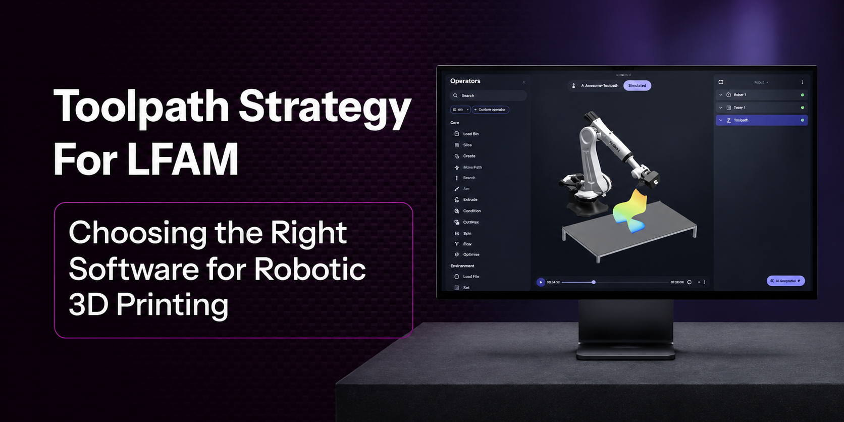 Toolpath Strategy for LFAM: Choosing the Right Software for Robotic 3D Printing